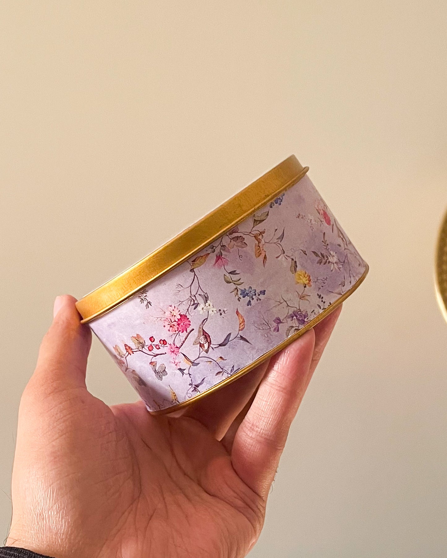 3 Inch Round Tin Bid Box D003