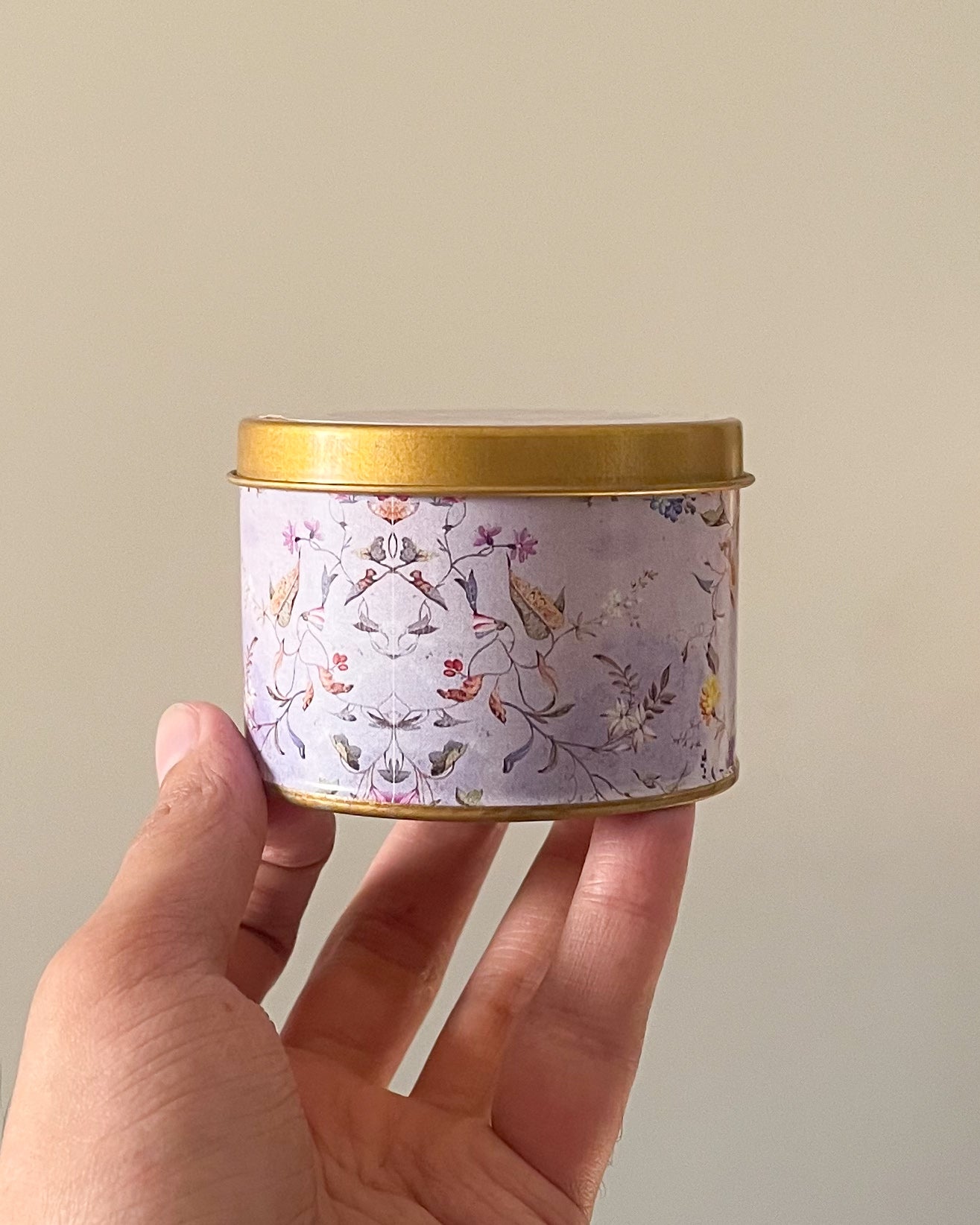 3 Inch Round Tin Bid Box D003