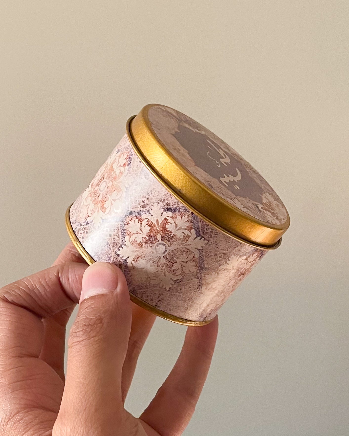 3 Inch Round Tin Bid Box D005