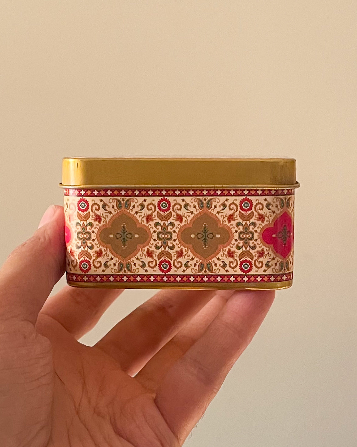 3.1 Inch Square Tin Bid Box DT009