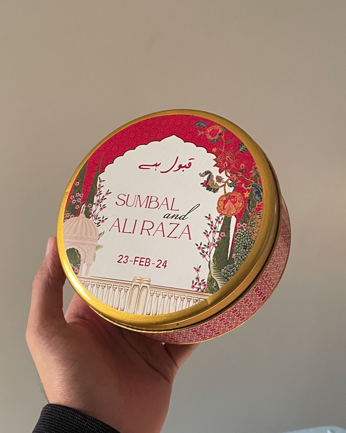 5.5 inch Round Tin Box DT011