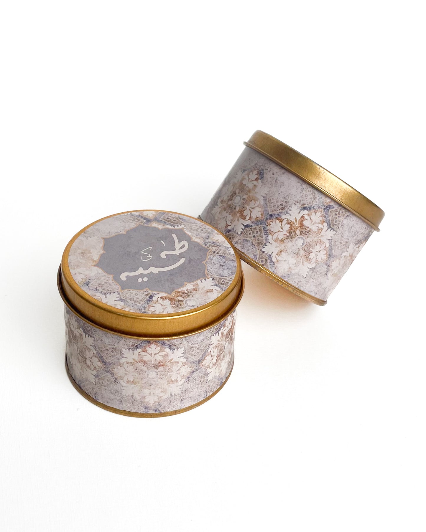 3 Inch Round Tin Bid Box D005