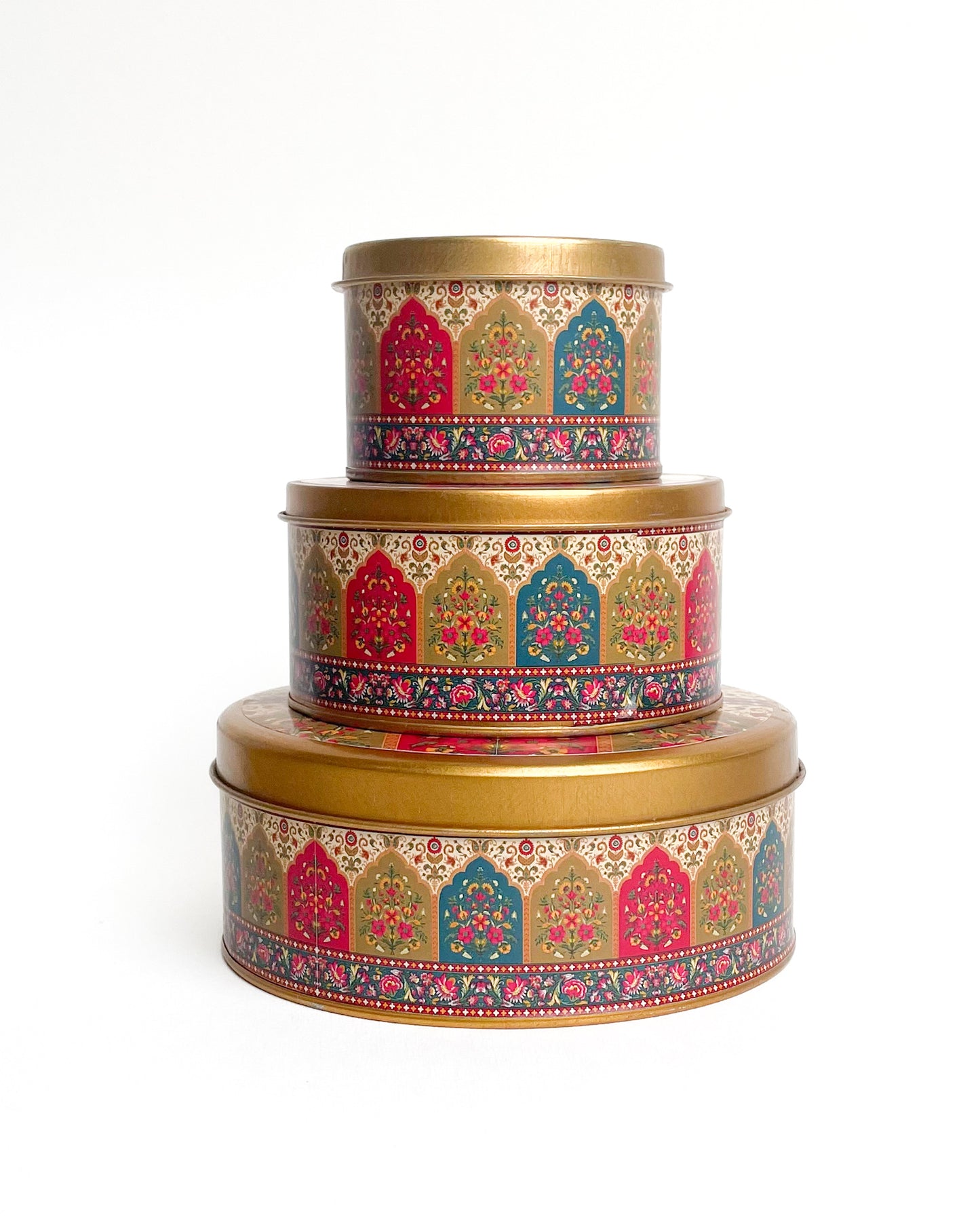 3 Inch Round Tin Bid Box D002