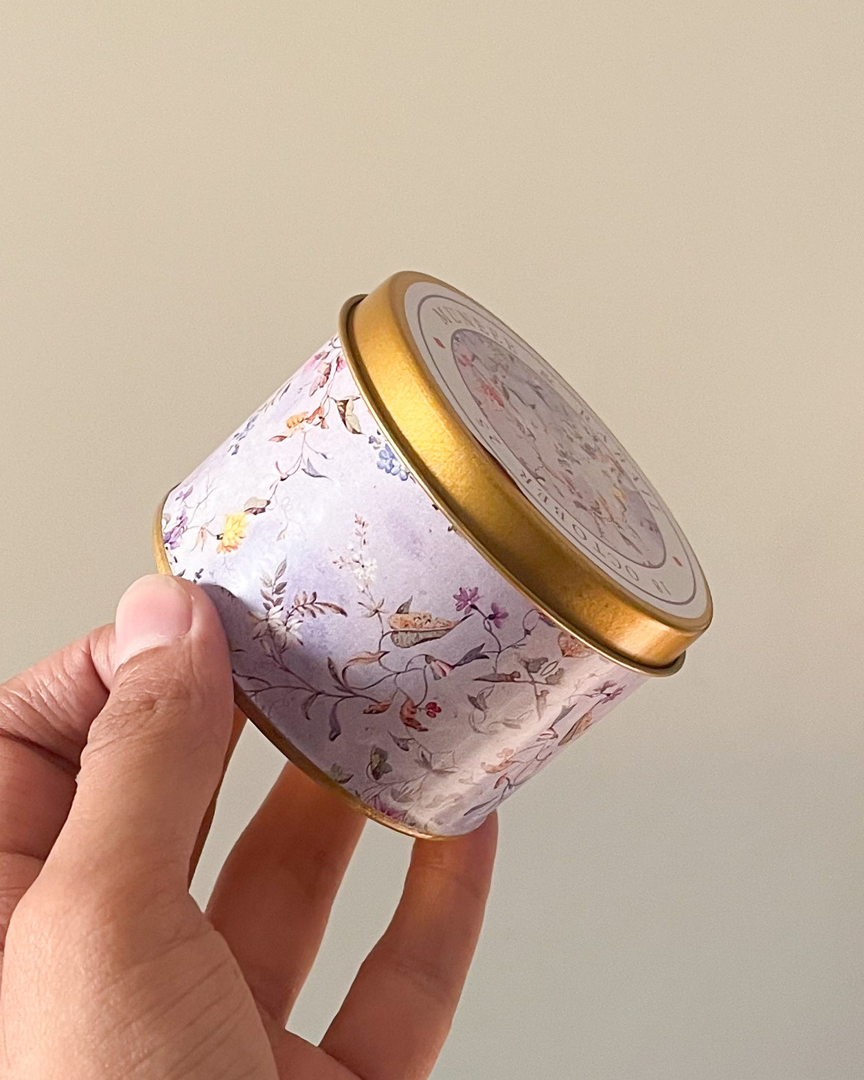 3 Inch Round Tin Bid Box D003