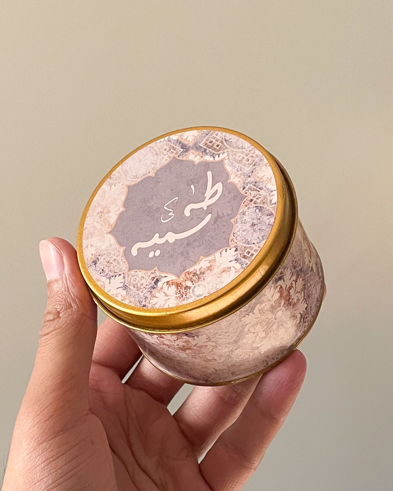 3 Inch Round Tin Bid Box D005