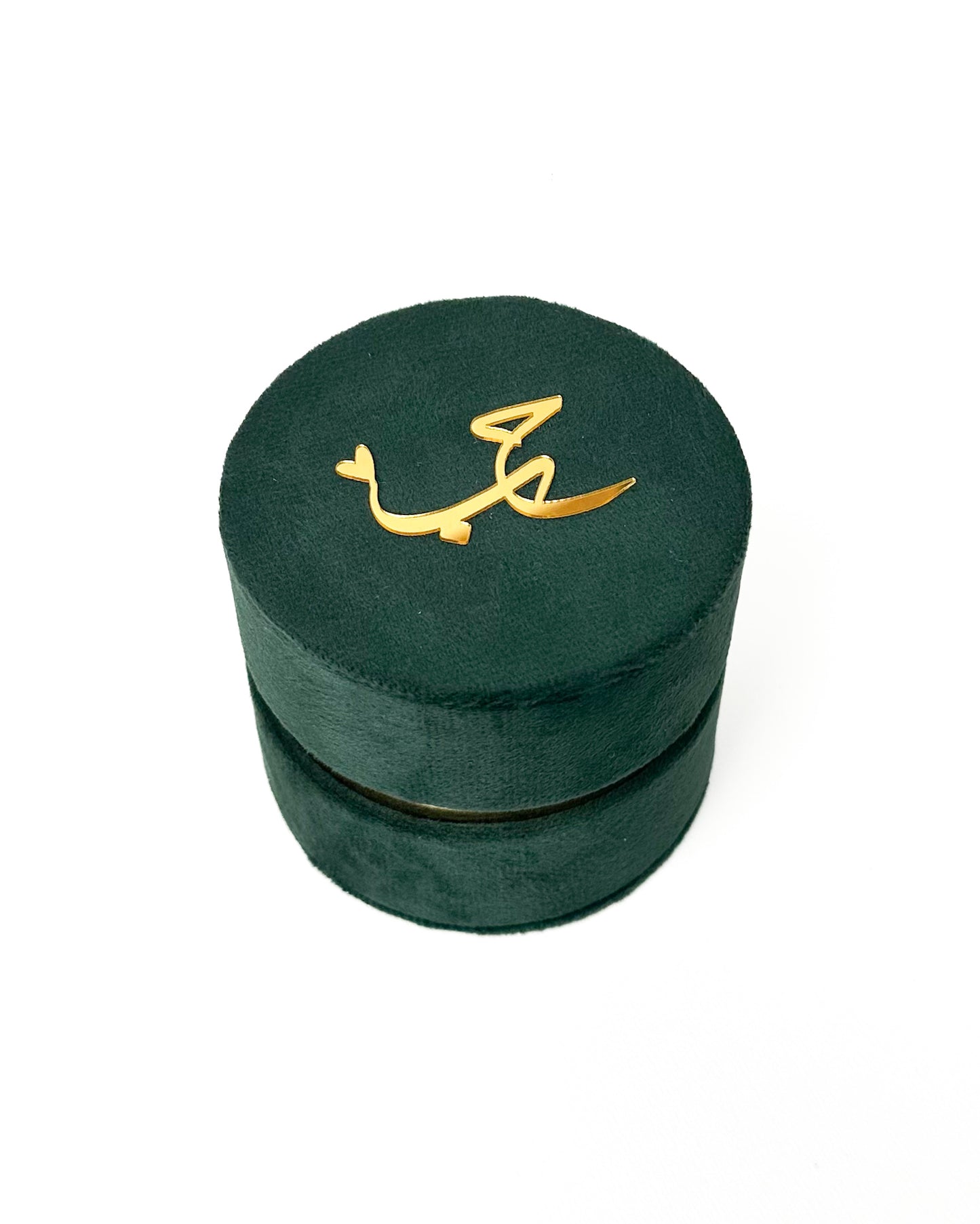 Round Velvet Bid Box