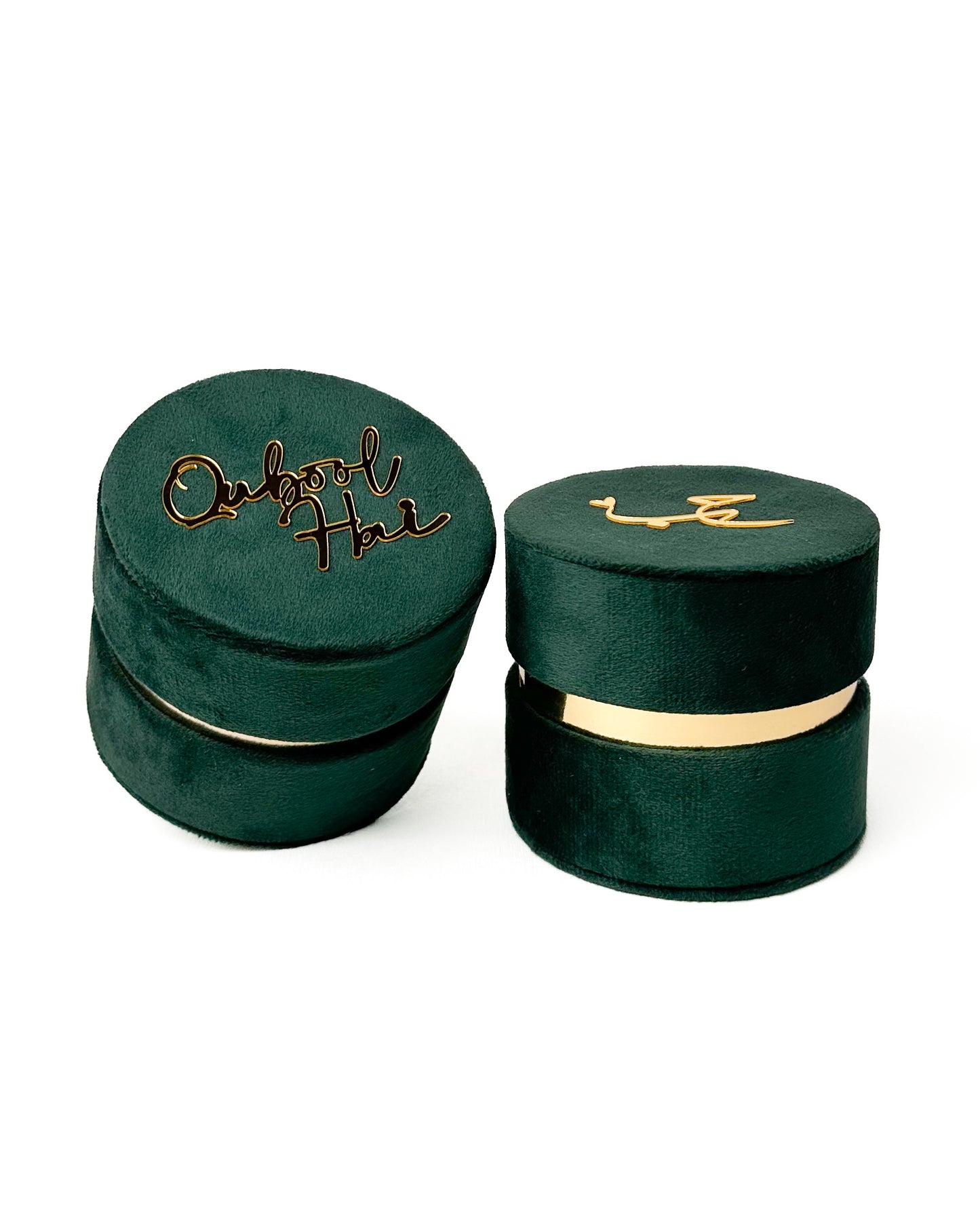 Round Velvet Bid Box