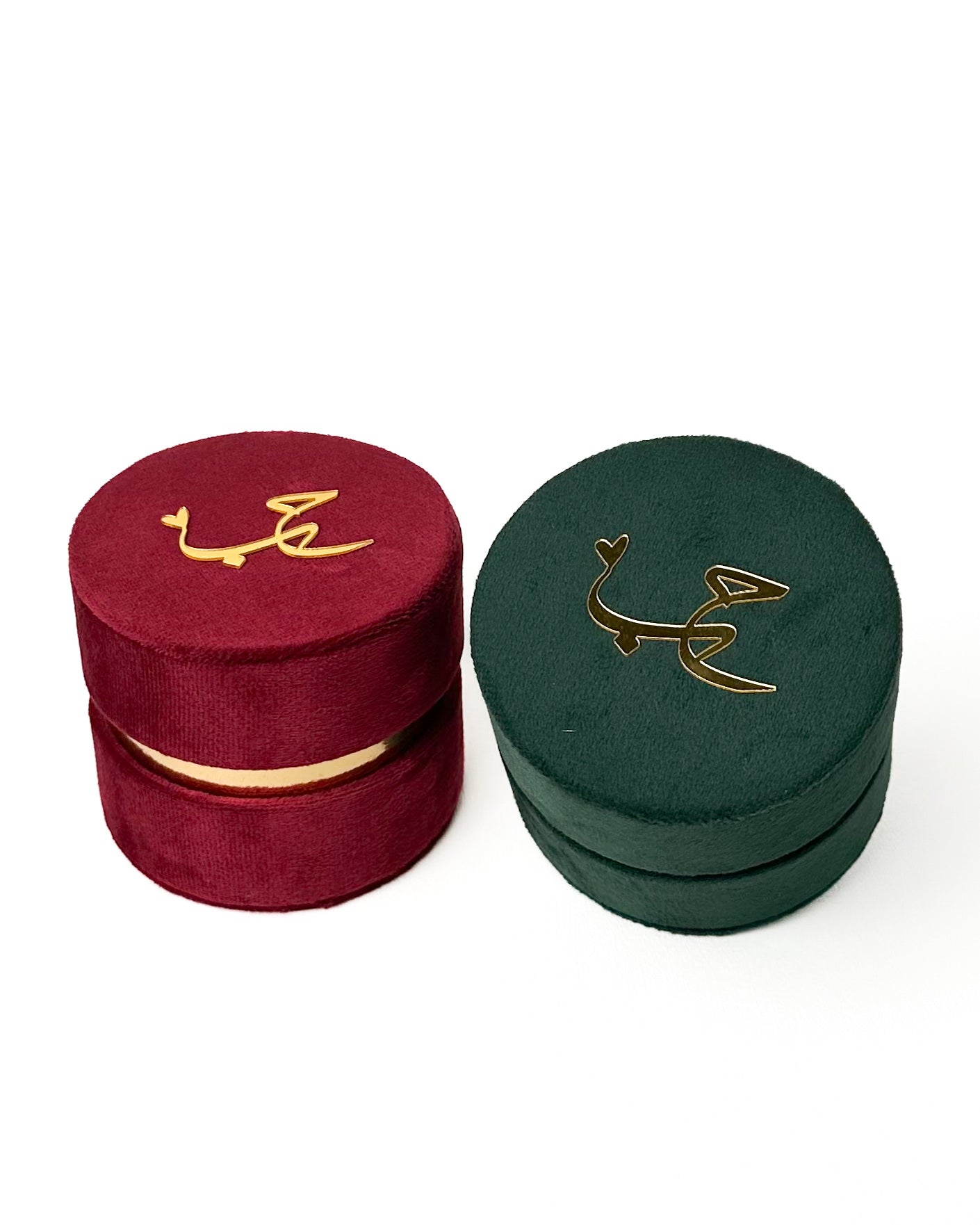 Round Velvet Bid Box