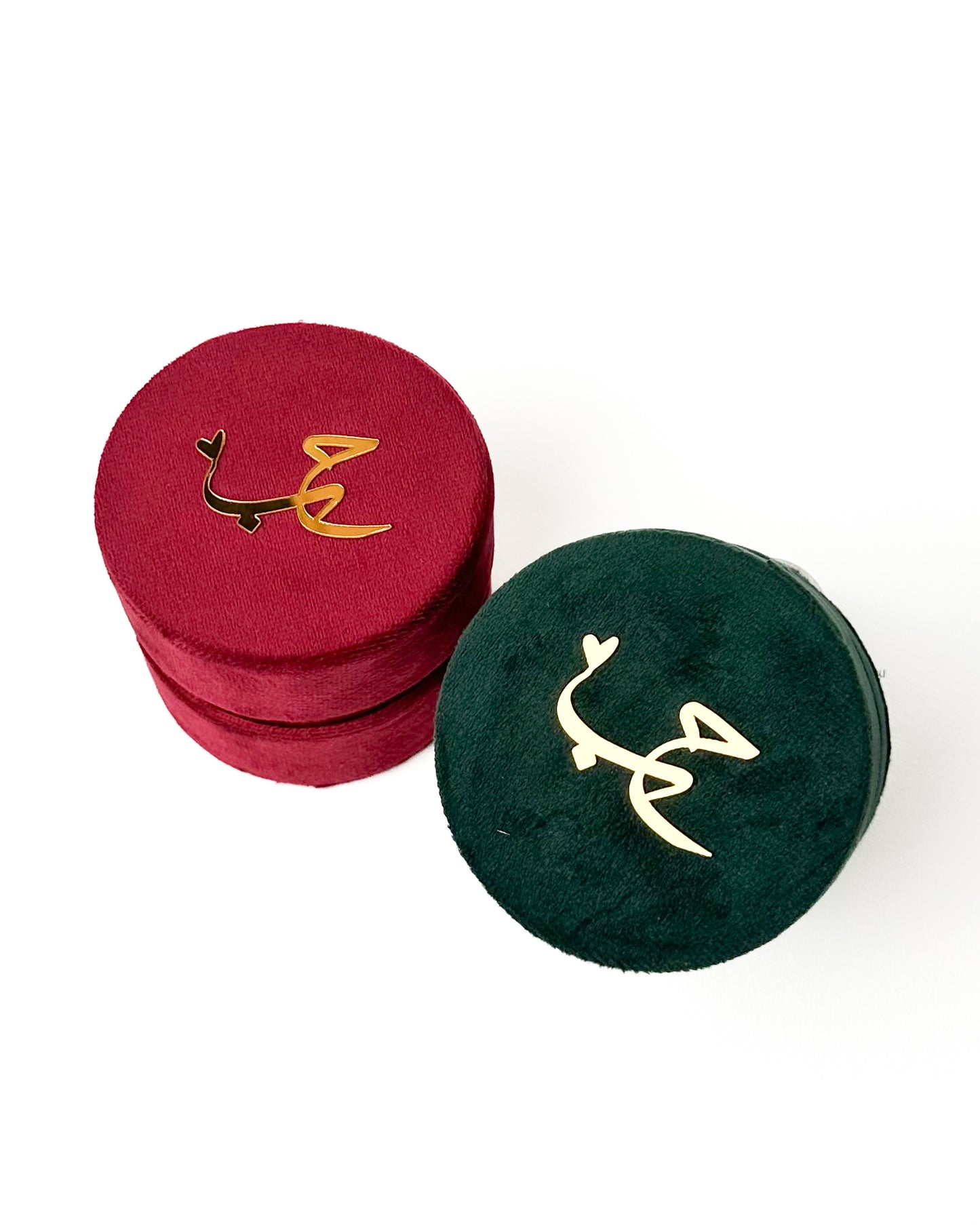 Round Velvet Bid Box