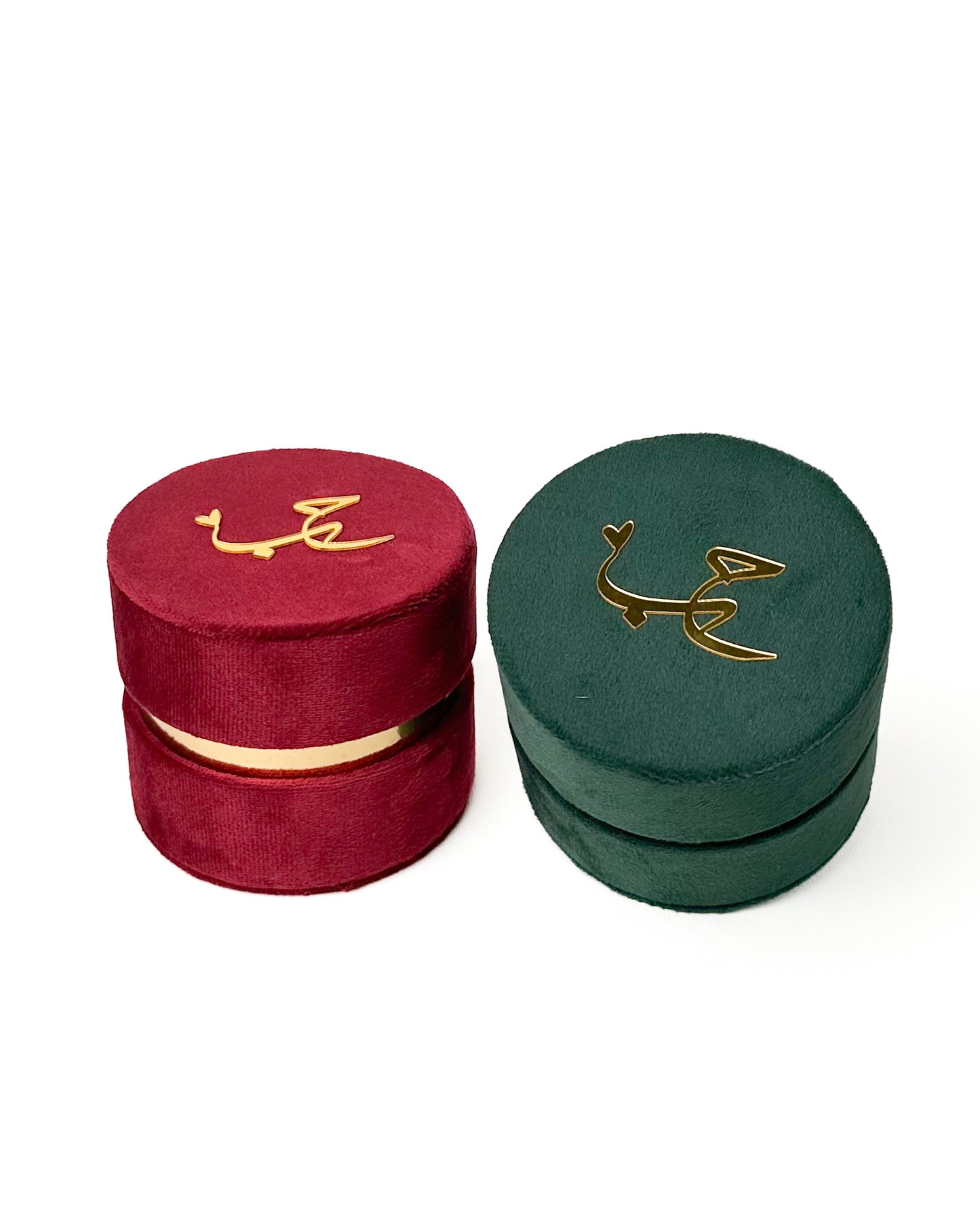 Round Velvet Bid Box D002