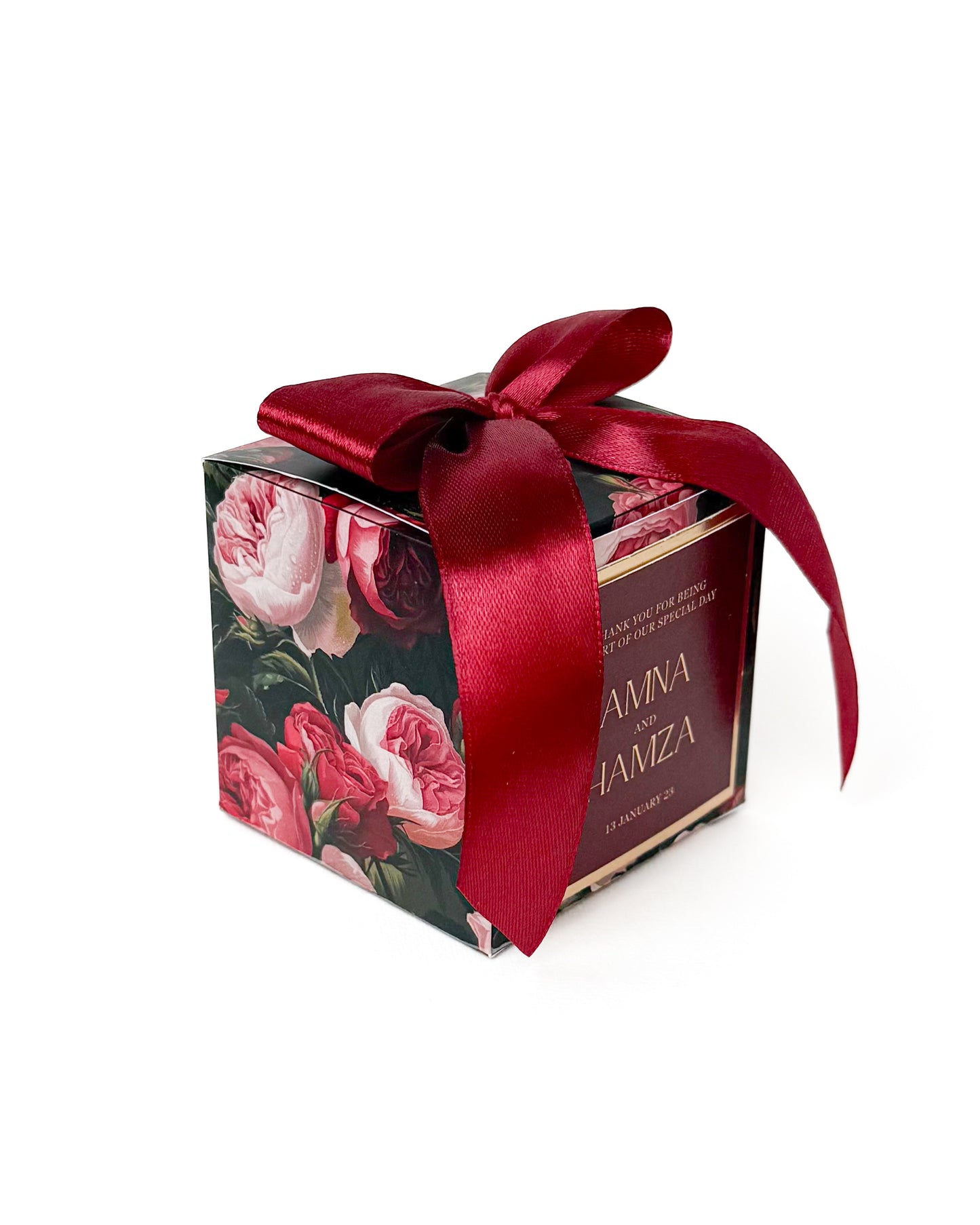 Floral Bow Box D002