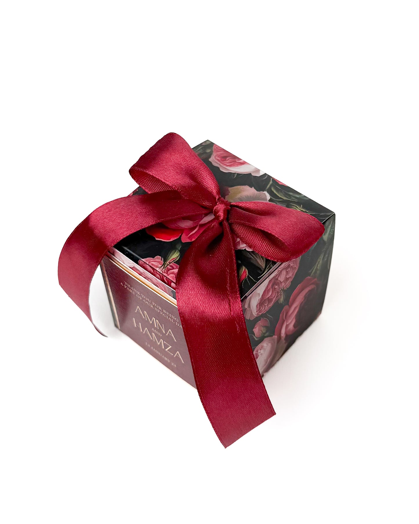 Floral Bow Box D002