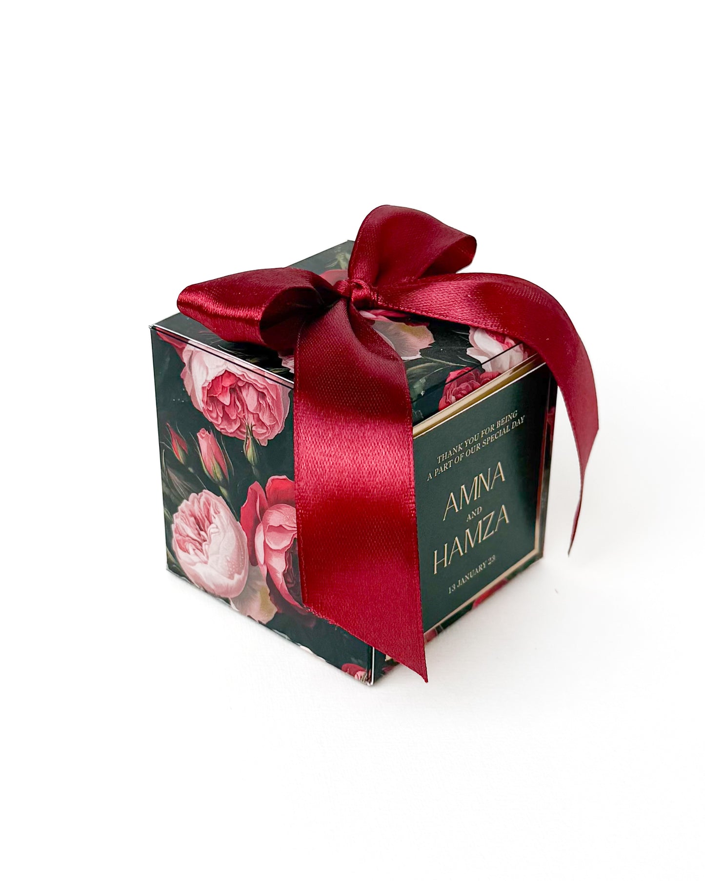 Floral Bow Box D002