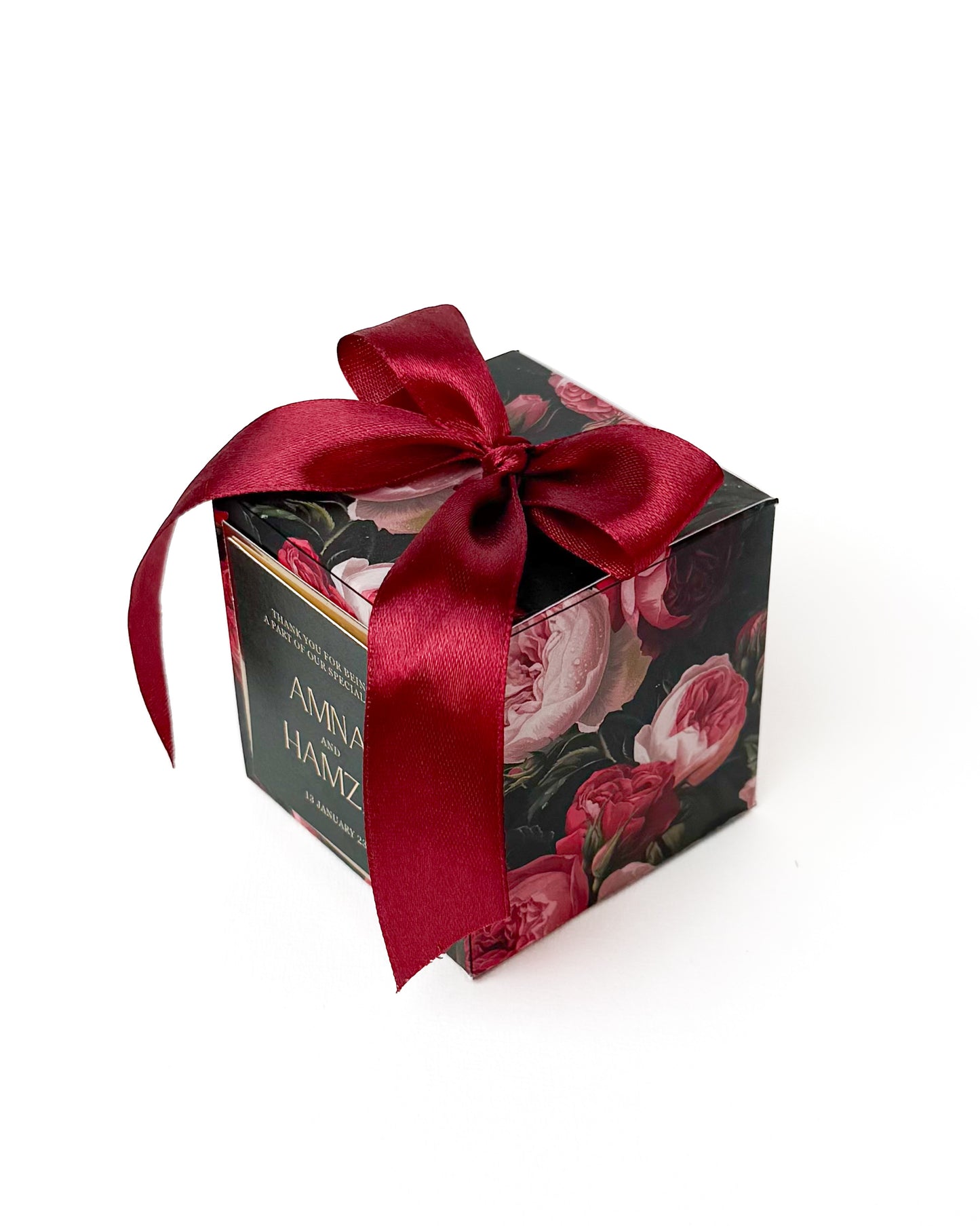 Floral Bow Box D002